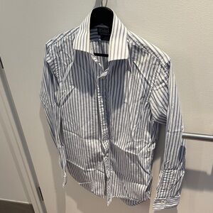 Polo Ralph Lauren Blue and White Striped Shirt